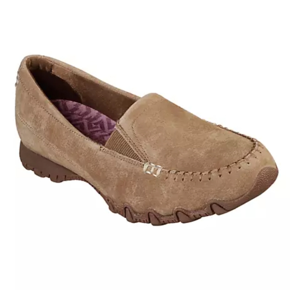 Skechers Relaxed Fit Air-Cooled Memory Foam Biker Loafers Women Size 9 M…